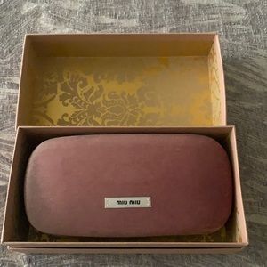 Miu Miu Metallic Embellished Cat-eye